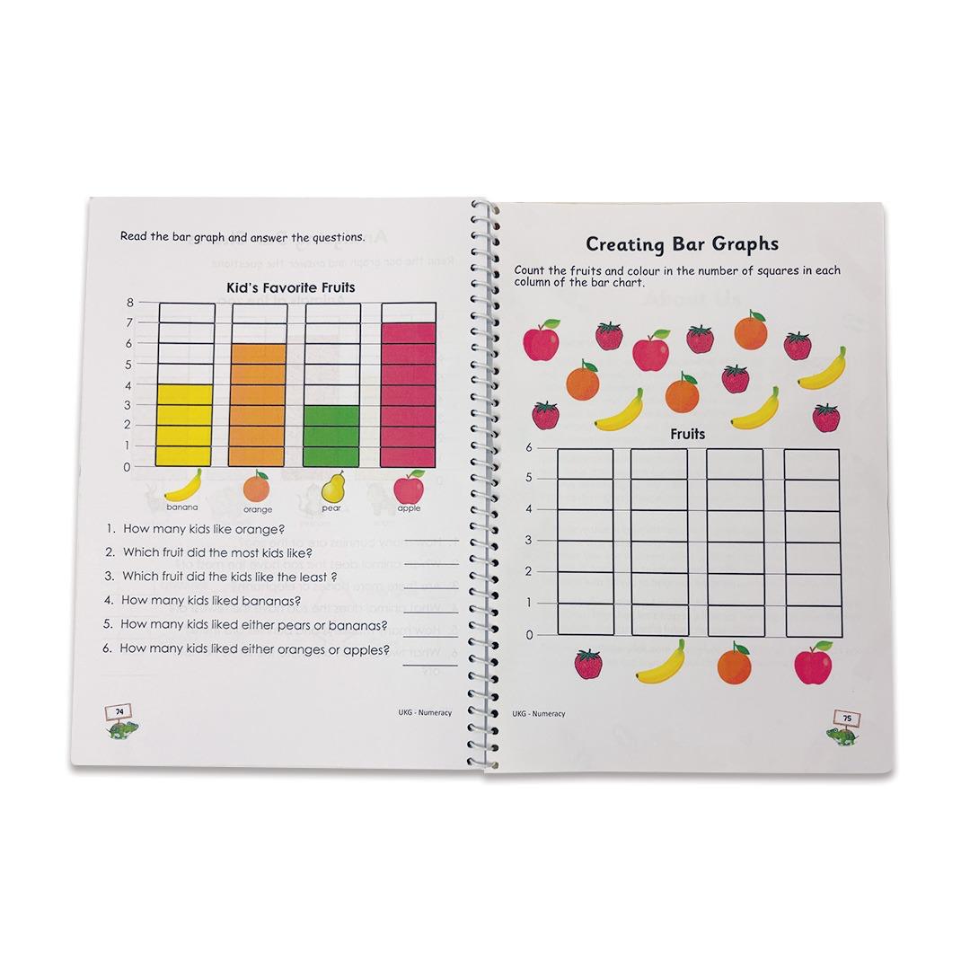 UKG & Brain Booster Worksheets (4 Books)