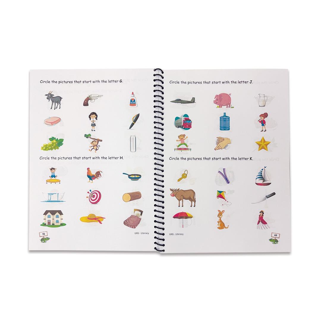 UKG & Brain Booster Worksheets (4 Books)