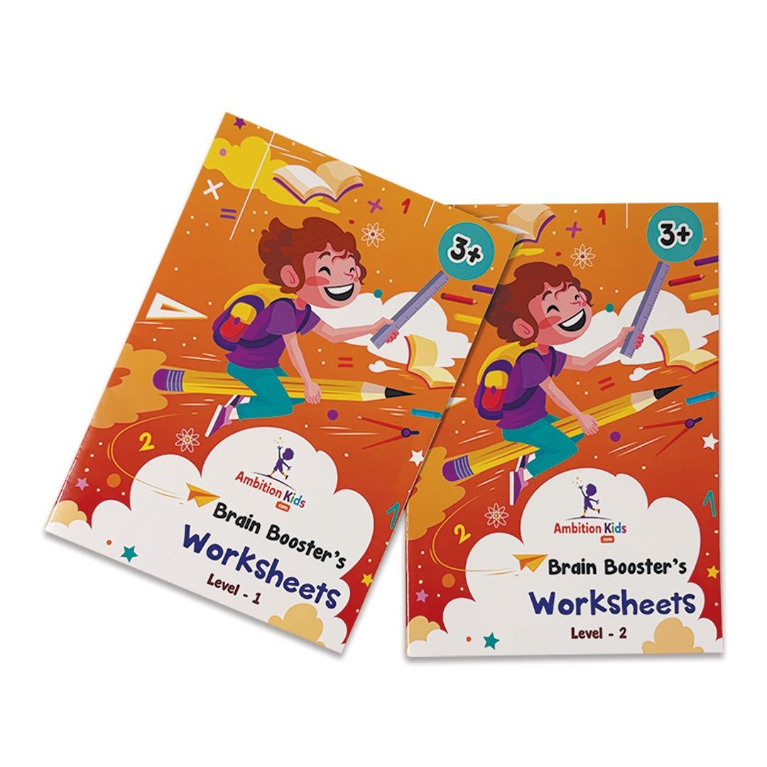 Nursery & Brain Booster Worksheets (4 Books)
