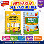 Toddlers 2.5-3.5 Years Kids Worksheets (BUY 1, GET 1 FREE)