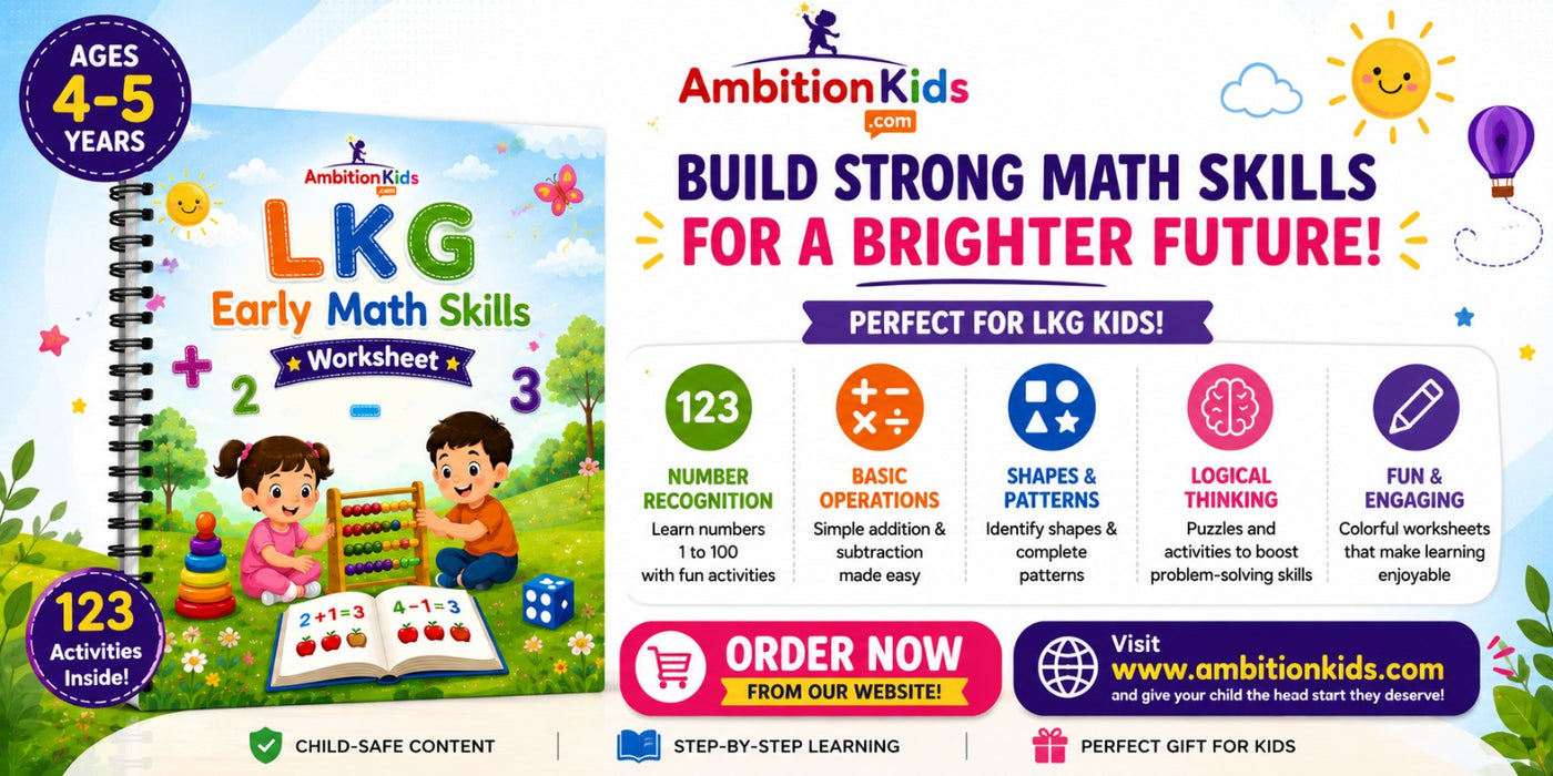 Maths Activity Books - LKG(4-5)