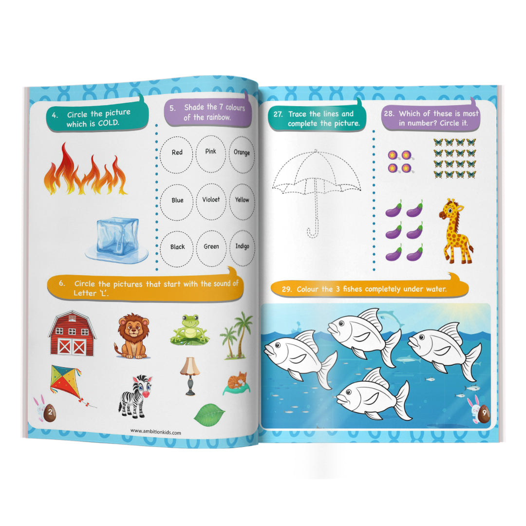 Age 3+ Brain Booster Worksheets (350+ Activities) - Buy 1 Get 1 Free