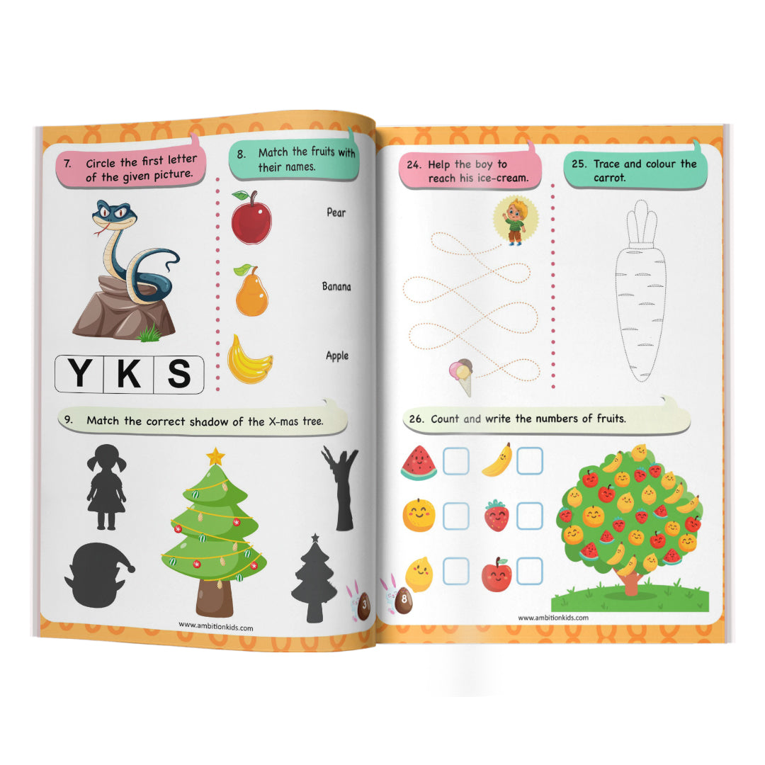 Preschool Kids Worksheet 2 Combo Collection - Buy 1 Get 1 Free