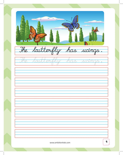 Joining Letters Cursive Writing Ambition Kids Worksheet