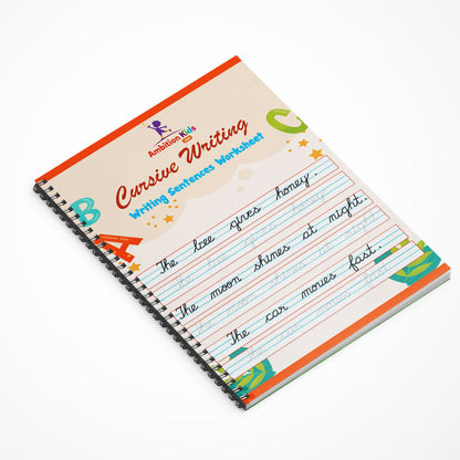 Cursive Writing Practice Book for Kids (Letters, Words & Sentences)
