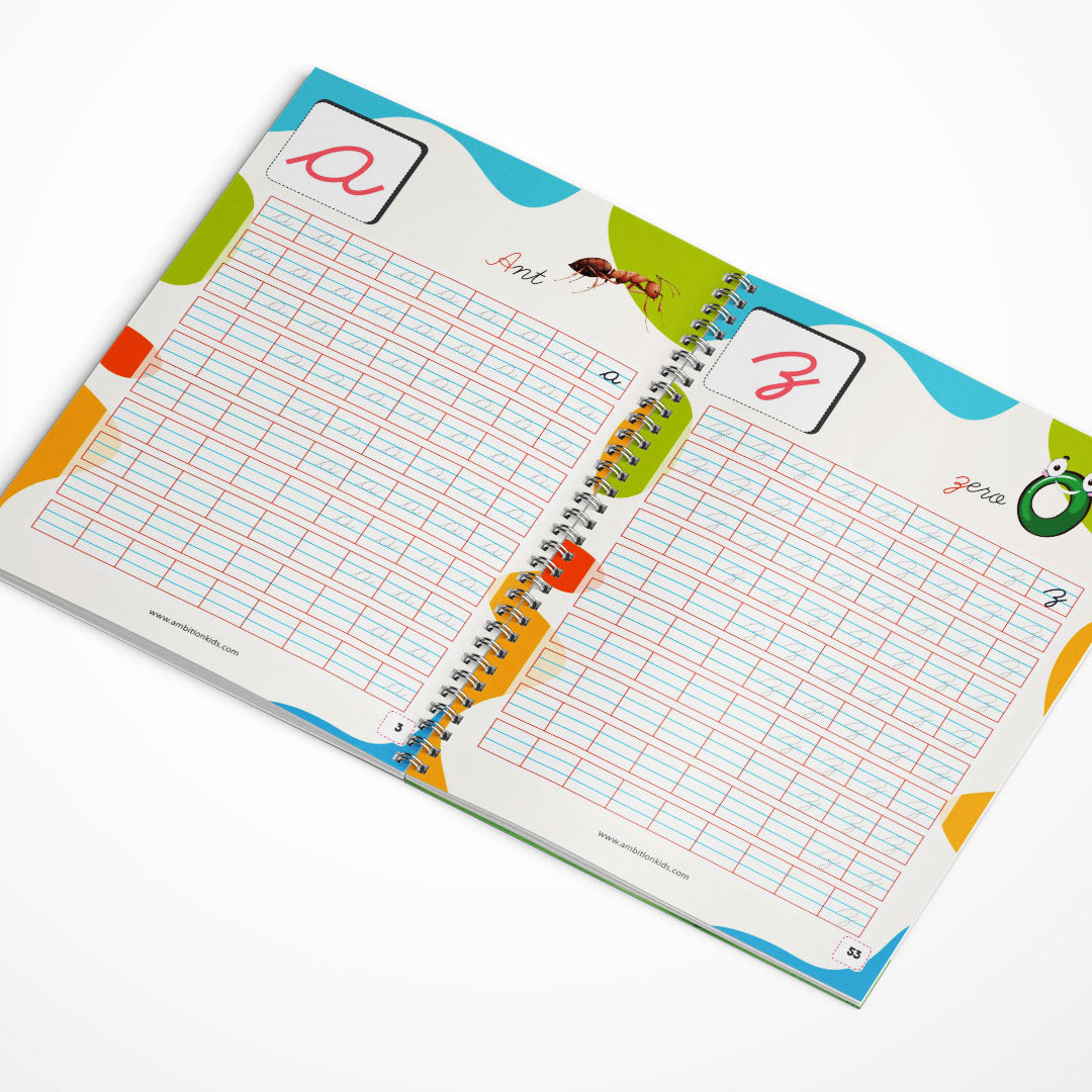 Cursive Writing Practice Book for Kids (Letters, Words & Sentences)