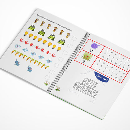 LKG & Brain Booster Combo + 200+ Worksheets (4–6 Yrs)