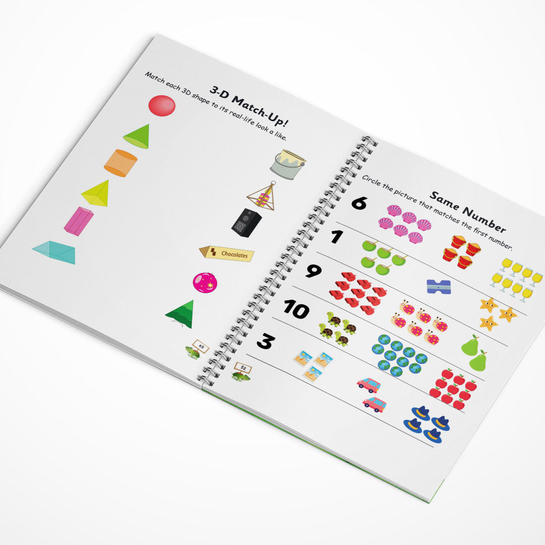 LKG & Brain Booster Combo + 200+ Worksheets (4–6 Yrs)