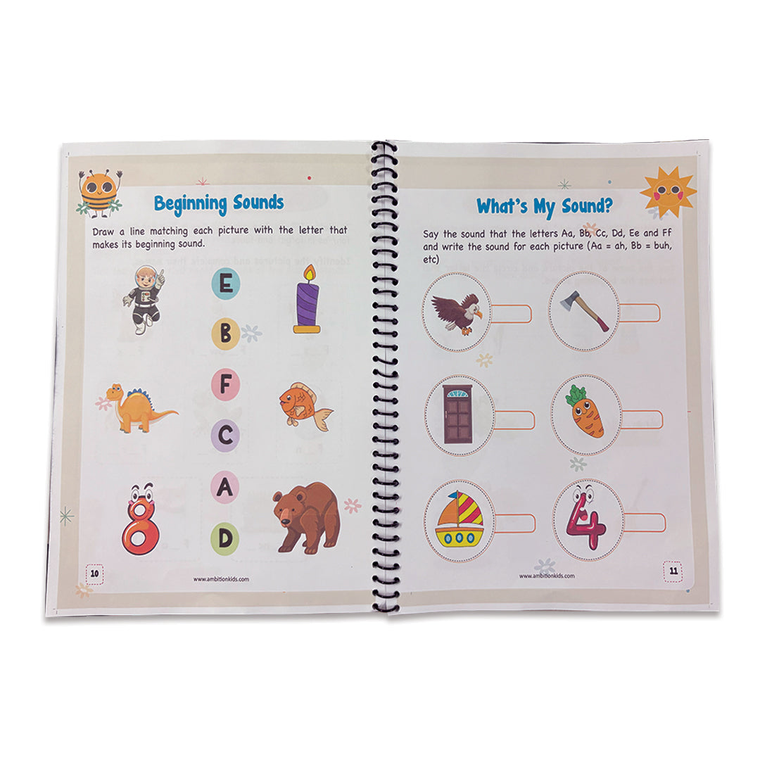 Phonics Practice Books for Kids (4-Book Set – A–Z Sounds, Vowels, Blends & Word Families)
