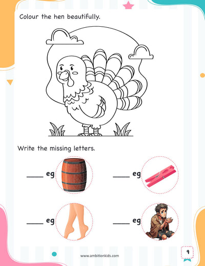 Word Families Phonics Worksheets for Kids Age 4–7 Years