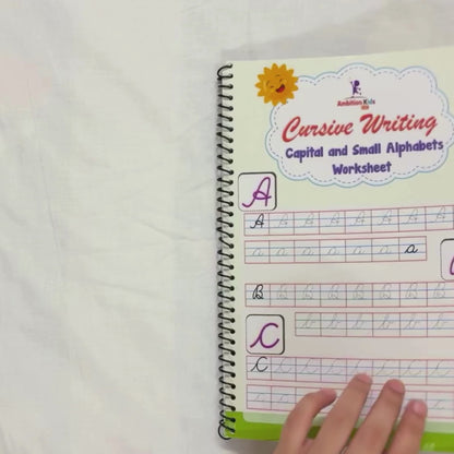 Cursive Writing Practice Book for Kids (Letters, Words & Sentences)