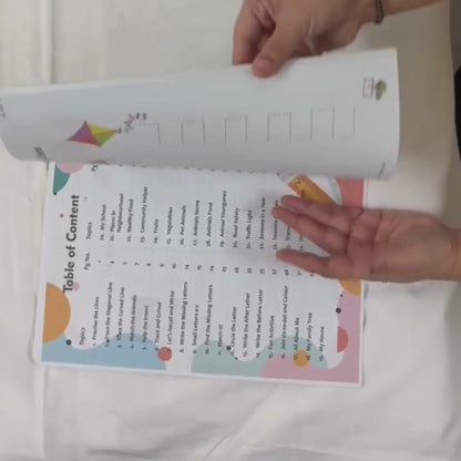 LKG Hard Copy Kids Worksheets