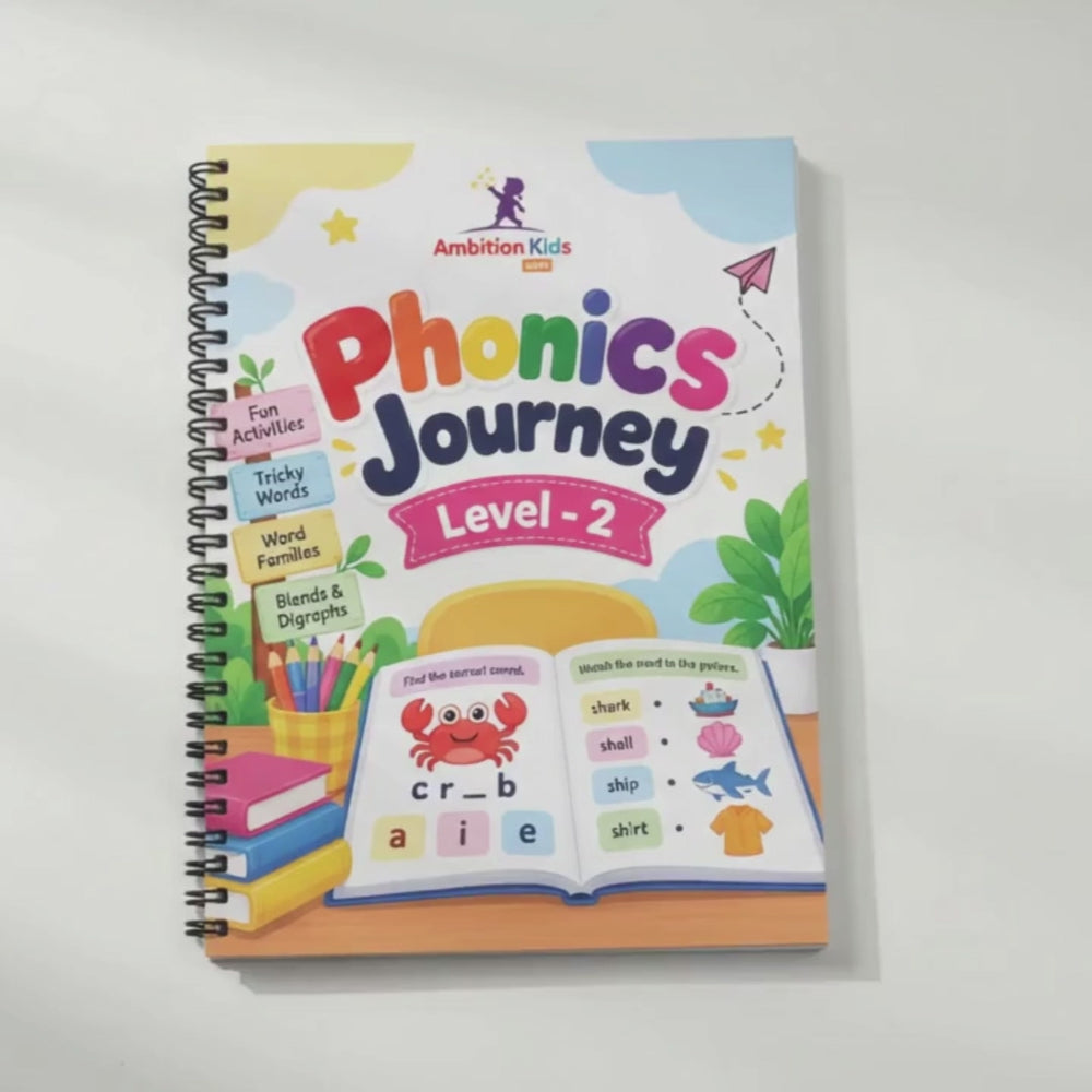 Phonics Worksheets for Preschool Kids (BUY LEVEL 1, GET LEVEL 2 FREE)