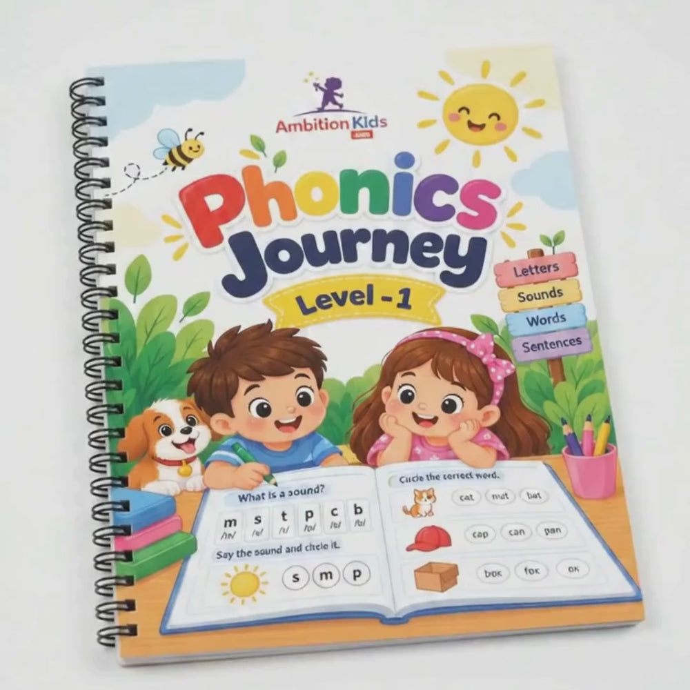 Phonics Worksheets for Preschool Kids (BUY LEVEL 1, GET LEVEL 2 FREE)