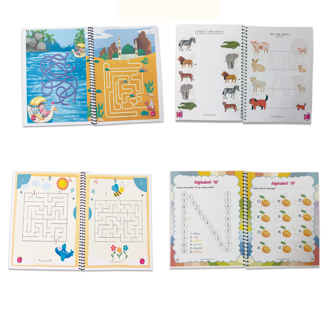 Preschool Kids Worksheet 2 Combo Collection - Buy 1 Get 1 Free