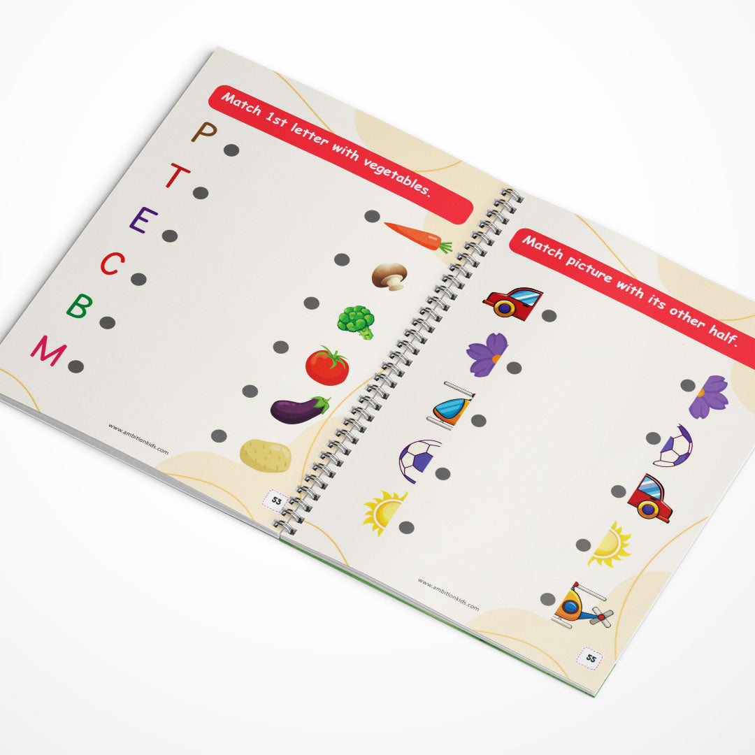 Preschool Kids Worksheet 2 Combo Collection - Buy 1 Get 1 Free