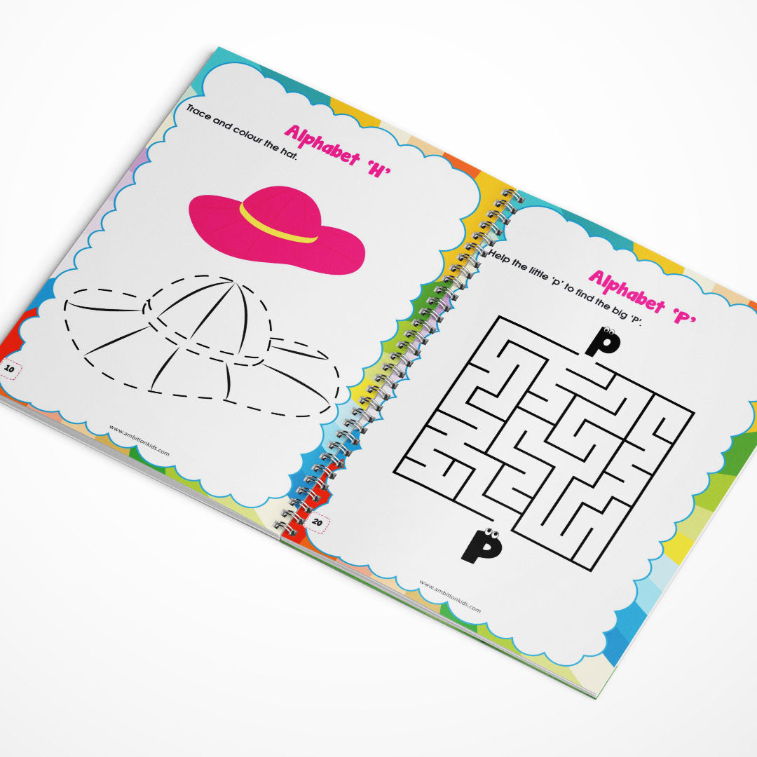 Toddler & Dot-to-Dot, Mazes & Numbers (5 Worksheets)